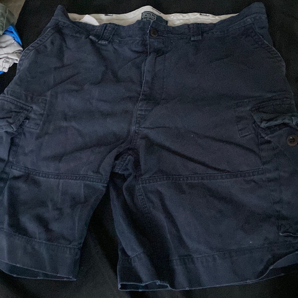 Navy Blue Polo Shorts